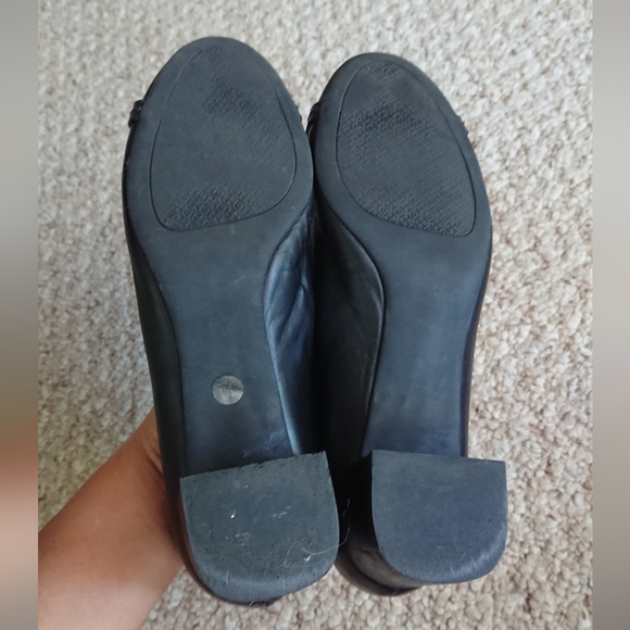 Tory Burch Mini Miller Logo Pump Heels - Black Size 7.5 - Picture 3 of 15